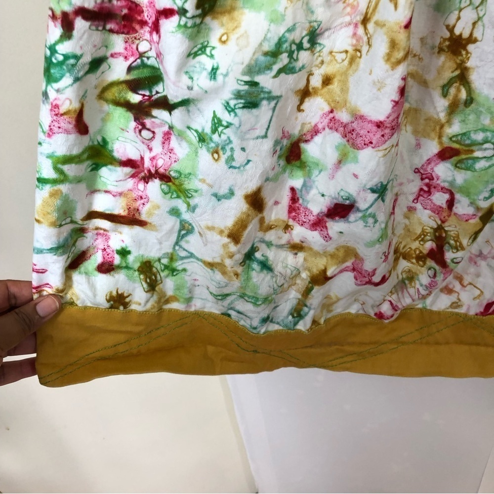 Vintage 60s-70s Multi Tie Dye Muu Muu/Lounge/Beach/Sun Dress - Picture 5 of 11